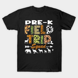 Pre-K Zoo Field Trip Squad Teacher Student T-Shirt